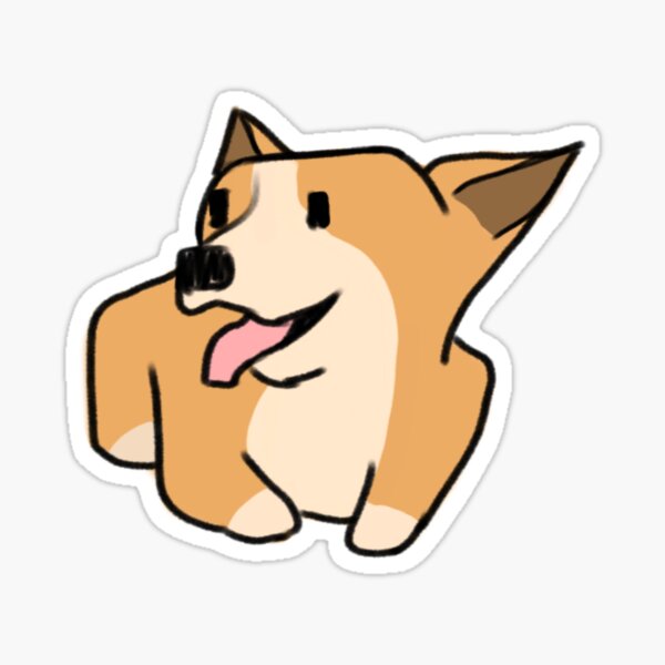 Item preview, Cute pembroke welsh corgi cartoon designed and sold by Sarahgranchelli.