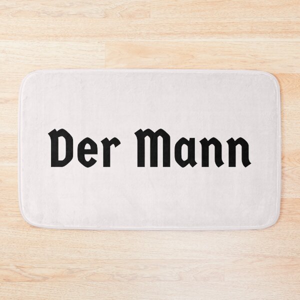 Item preview, Der Mann 'The Man' Black Writing Deutsch German designed and sold by Time4German.