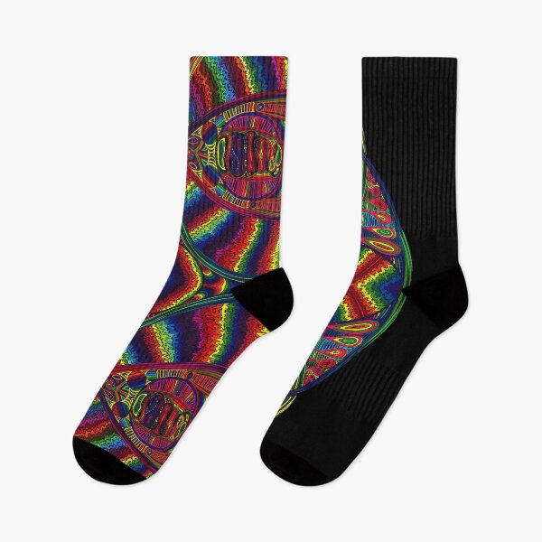 Item preview, Psychedelic Abstract colourful work 257 Crest designed and sold by CallumHoare.