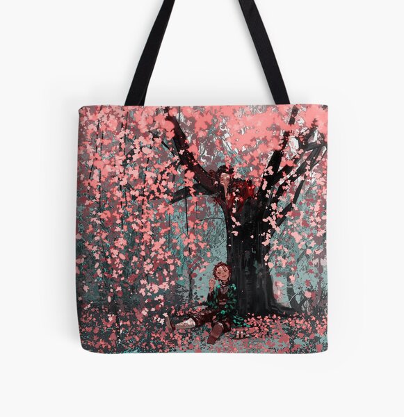 Nezuko Tanjirou - Demon Slayer All Over Print Tote Bag