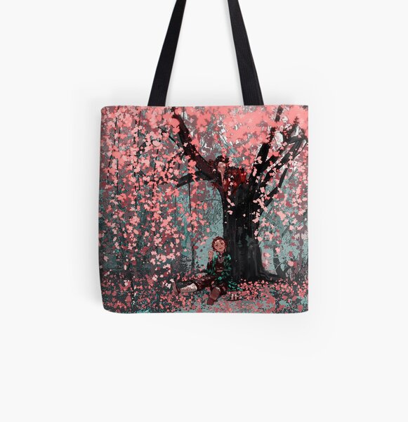 Nezuko Tanjirou - Demon Slayer All Over Print Tote Bag