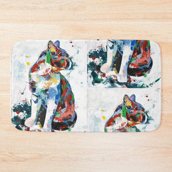 Item preview, Look away, мulticolored silhouette of a cat designed and sold by Arnaudova.