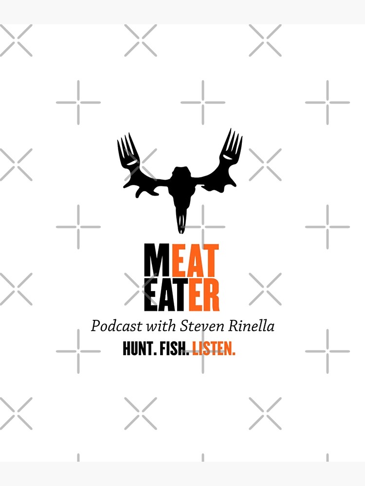 "Meat Eater Hunting Podcast Logo" Photographic Print by Dispater