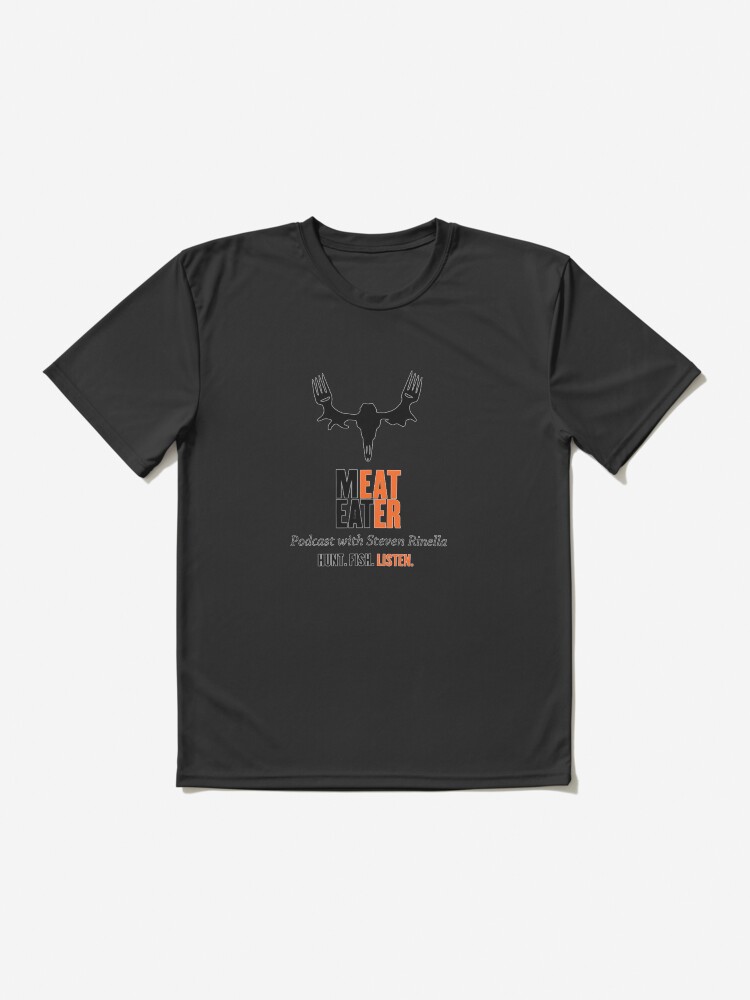 "Meat Eater Hunting Podcast Logo" Active TShirt for Sale by Dispater