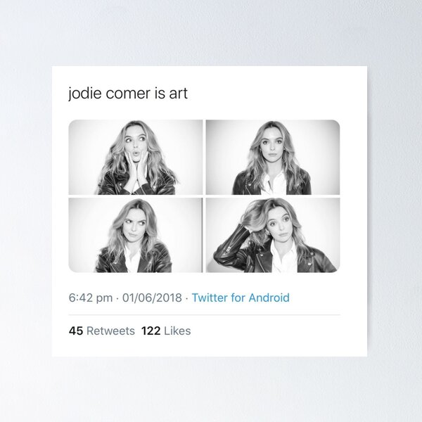 Item preview, Jodie Comer es arte designed and sold by Jessblakemore.