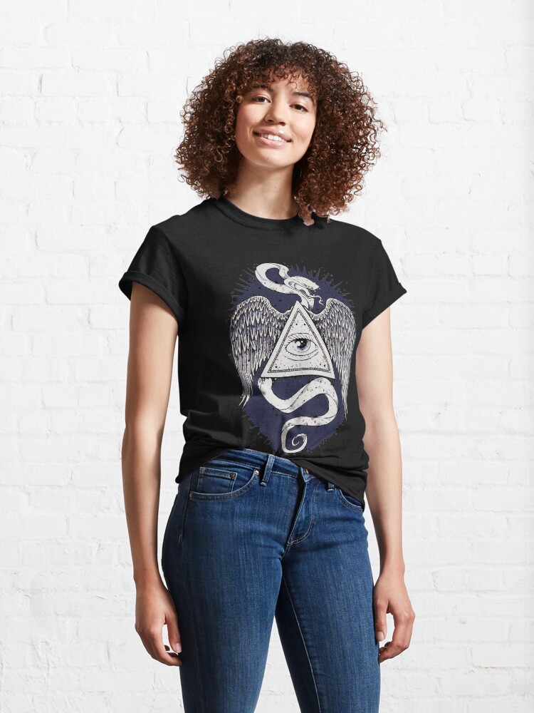 Vista alternativa de Camiseta clásica Masonería
