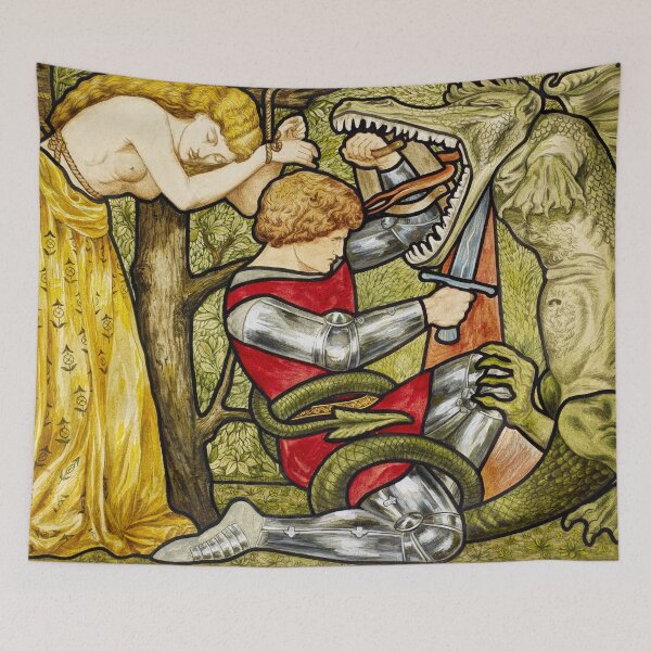 Item preview, St George Slaying the Dragon designed and sold by brushandframes.