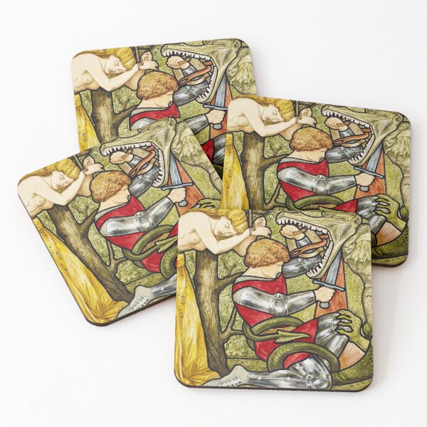 Item preview, St George Slaying the Dragon designed and sold by brushandframes.
