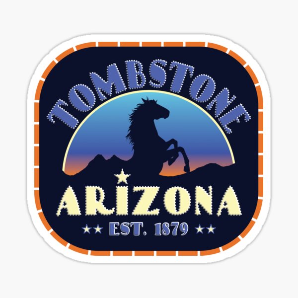 Tombstone Arizona 1879 Sticker