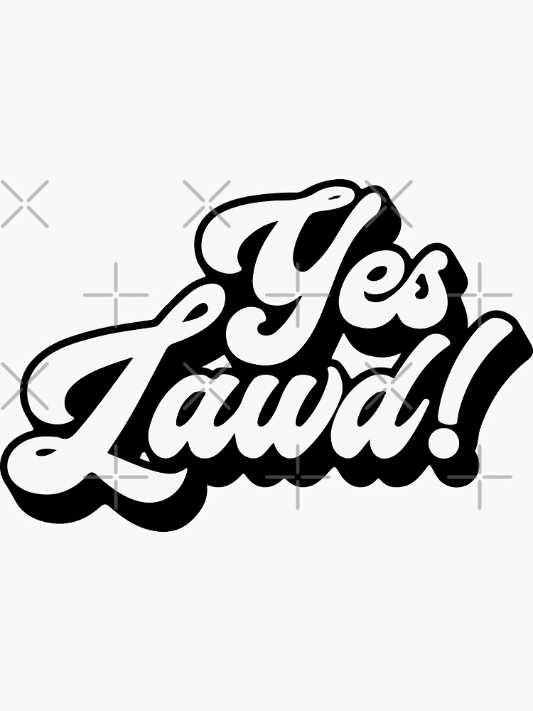 Anderson Paak Yes Lawd Logo Sticker For Sale By Novaque Redbubble