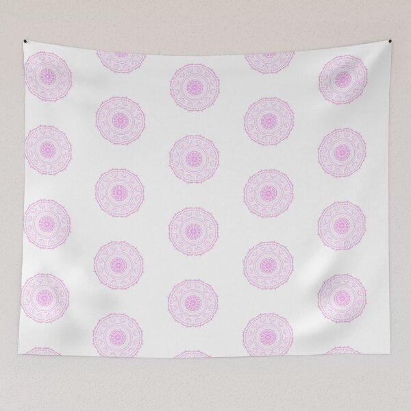 Item preview, Pink intricate geometric pattern, henna-inspired  designed and sold by MargheritaLidia.