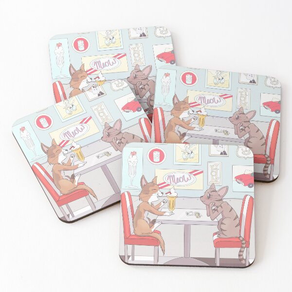 Item preview, Diner Cats designed and sold by PerrybearWaks.