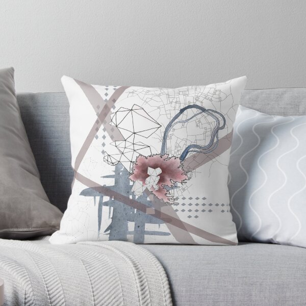 Bouquet series composite #1 Throw Pillow