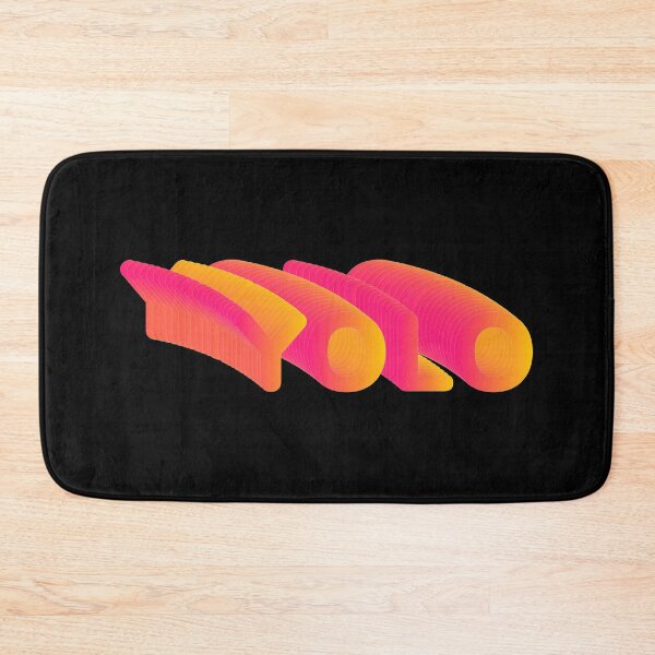Item preview, Colorful YOLO lettering with gradient designed and sold by KiwiBrush.