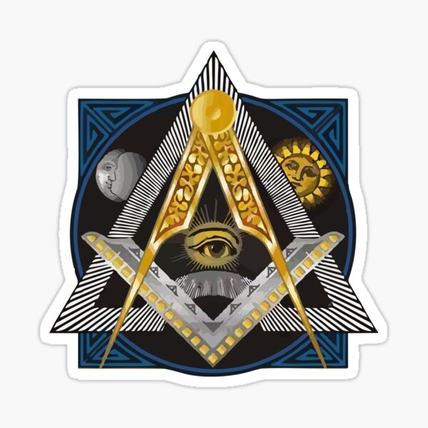 Masonería y Ocultismo Pegatina