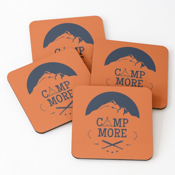 Item preview, Camp more hiking design for campers designed and sold by DesignsVault.