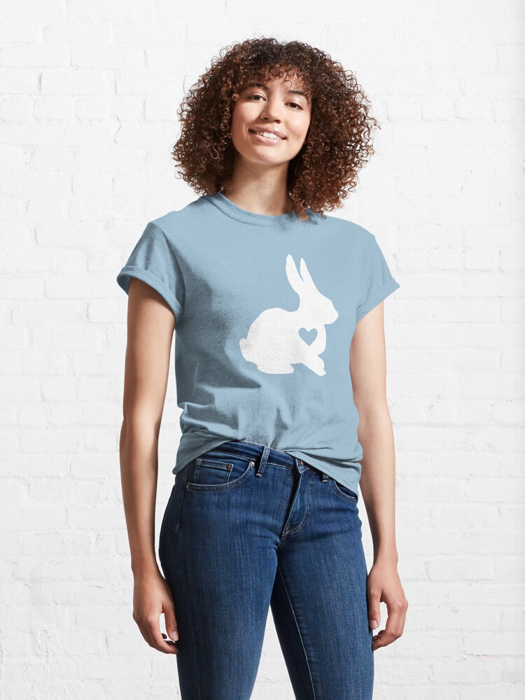 Alternate view of Heart Bunny Classic T-Shirt