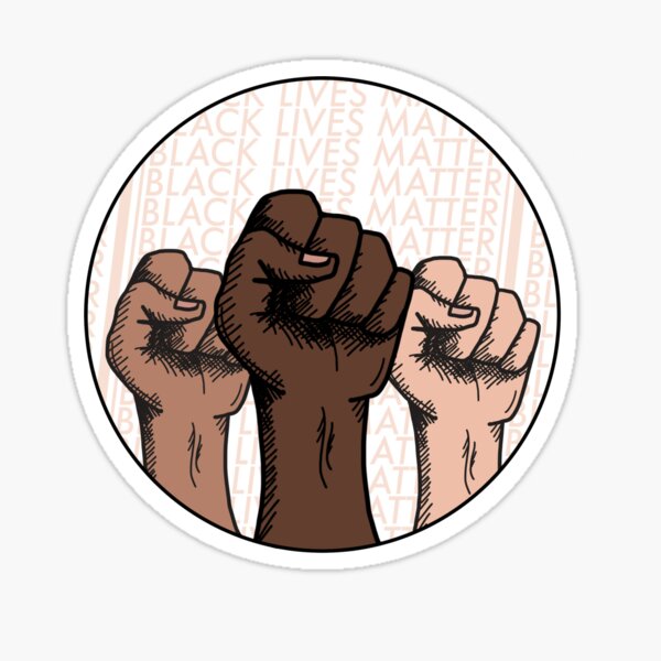 Item preview, black lives matter fists designed and sold by socialreset.