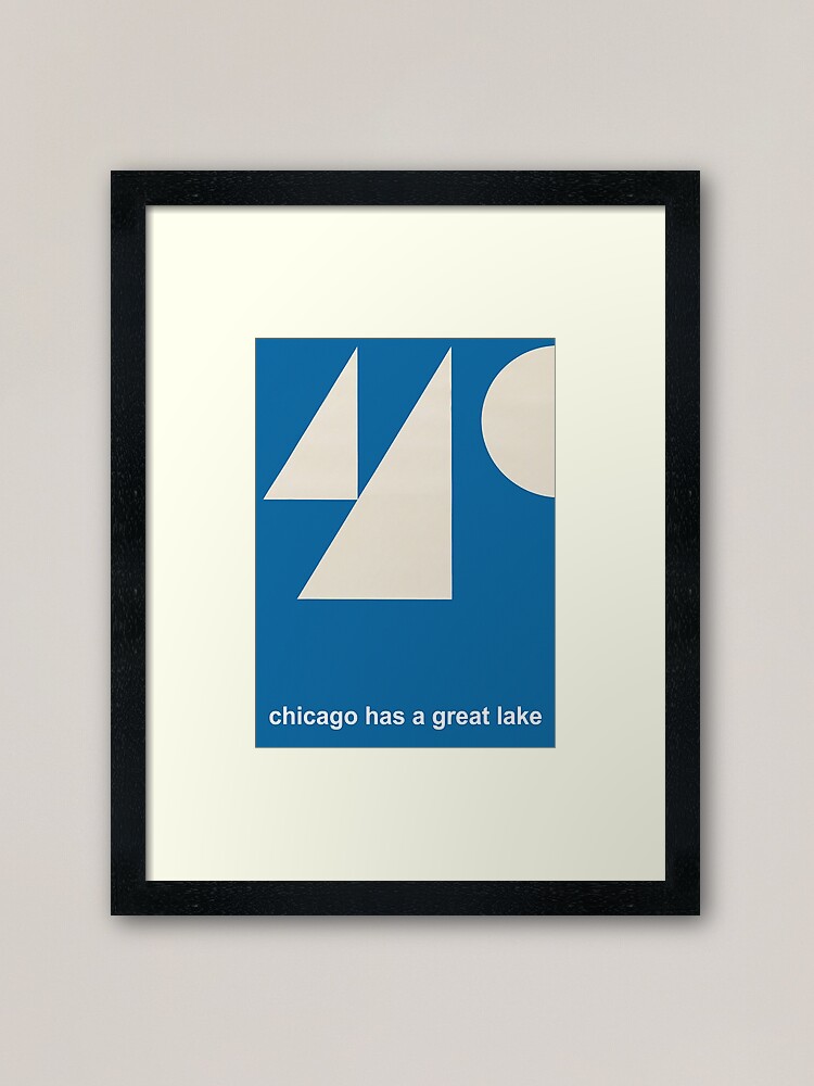Alternate view of Vintage Poster - Chicago has great lakes Framed Art Print