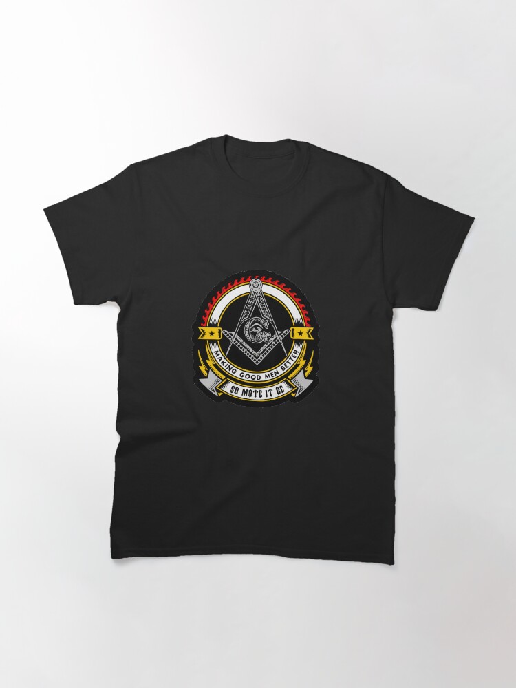 Imagen 3 de 7, Camiseta clásica con la obra Masonería y Ocultismo, diseñada y vendida por FotoLibreStudio.