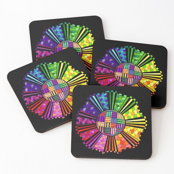 Item preview, Psychedelic Abstract colourful work 80 Crest designed and sold by CallumHoare.