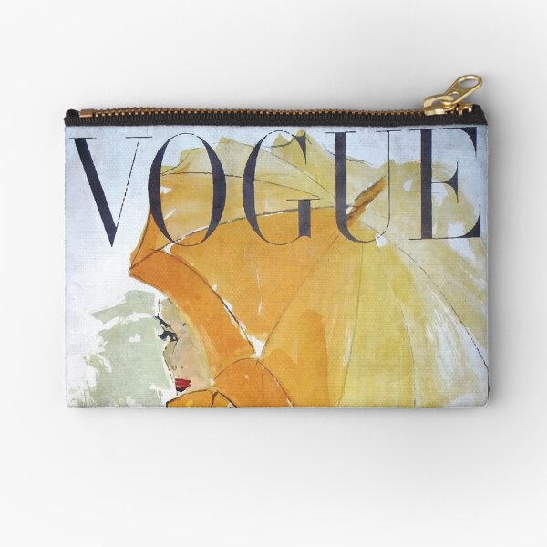 Vogue Vintage Woman Canvas Zipper Pouch