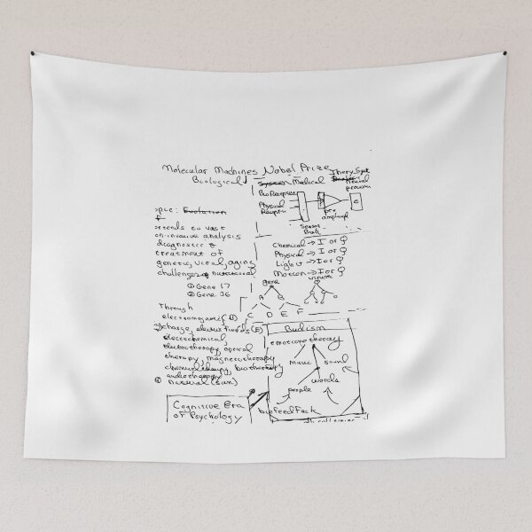 Item preview, Genetics Educational Notes; Gene 17 and Molecular Machines, Nobel Prize, TeresaTown at Redbubble 2020 designed and sold by Mark Stansberry.