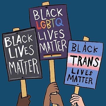 Artwork thumbnail, BLM black lives matter by chahdoud
