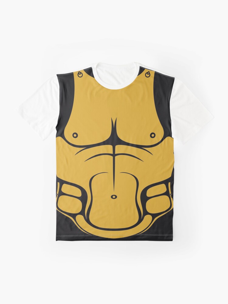 Ancient Greek/Roman Muscle Cuirass [Black Outline] Graphic T-Shirt for  Sale by jorellaf