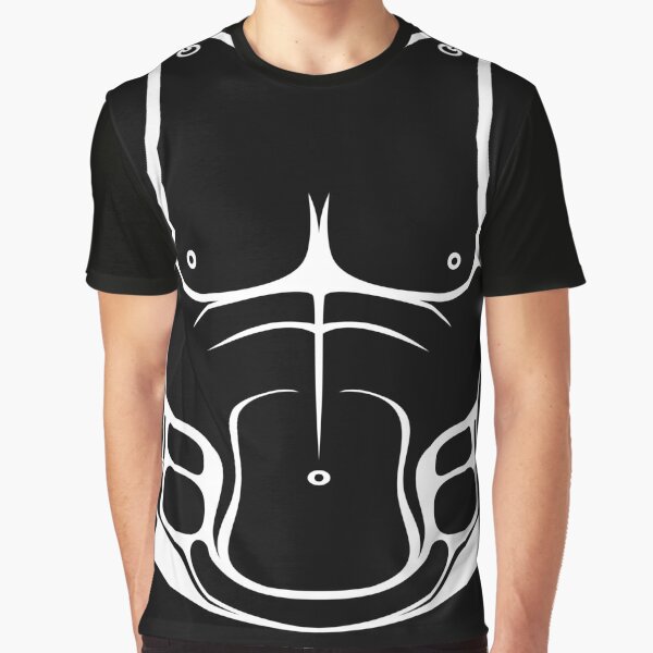 Ancient Greek/Roman Muscle Cuirass [Black Outline] Graphic T-Shirt for  Sale by jorellaf