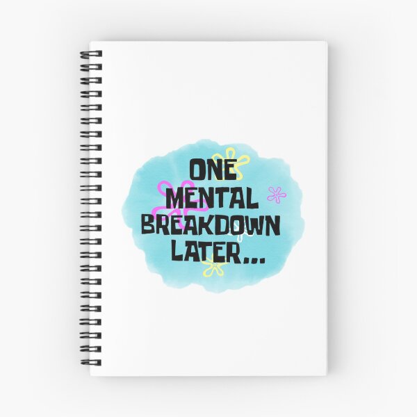 Item preview, Mental Breakdown Sticker designed and sold by Natalia D'Souza.