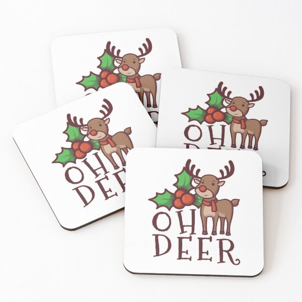 Item preview, Reindeer red nose with antlers Christmas gift designed and sold by Kuma518.