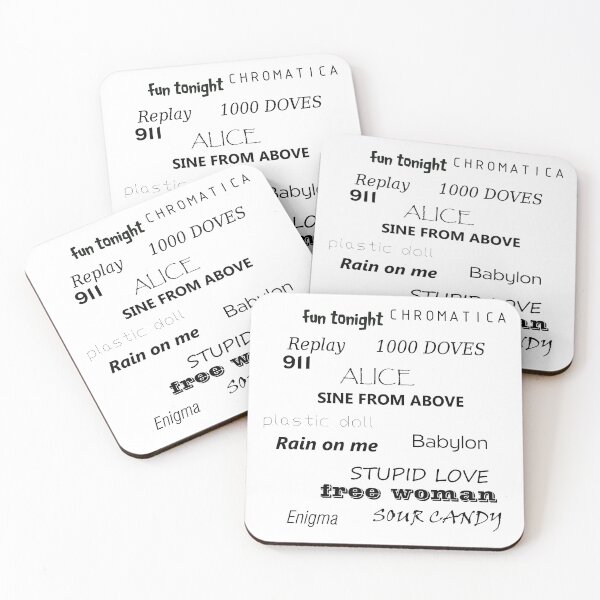 Item preview, Gaga Chromatica Tracklist designed and sold by oxoxoxo.
