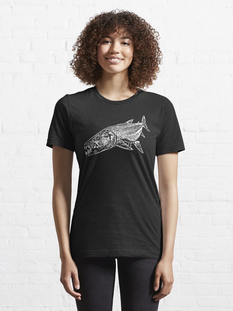 River Dolphin White Alternate Design  Essential T-Shirt for Sale by  designsasstultd