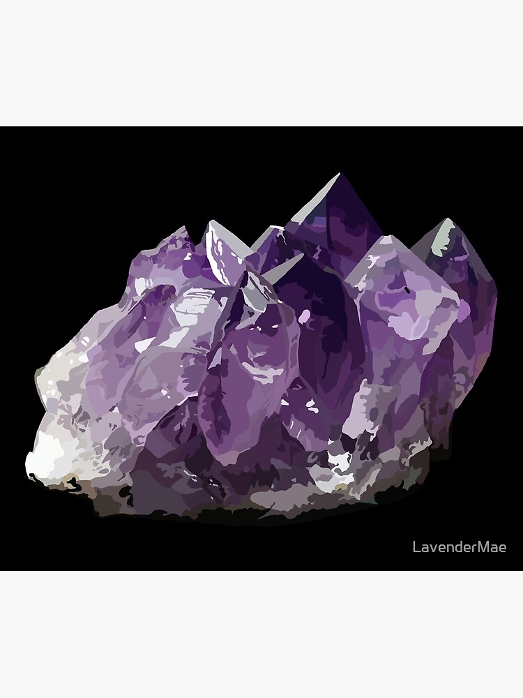 Amethyst Metal Print for Sale by LavenderMae