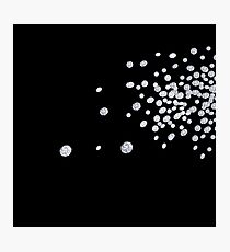 falling diamonds Photographic Print
