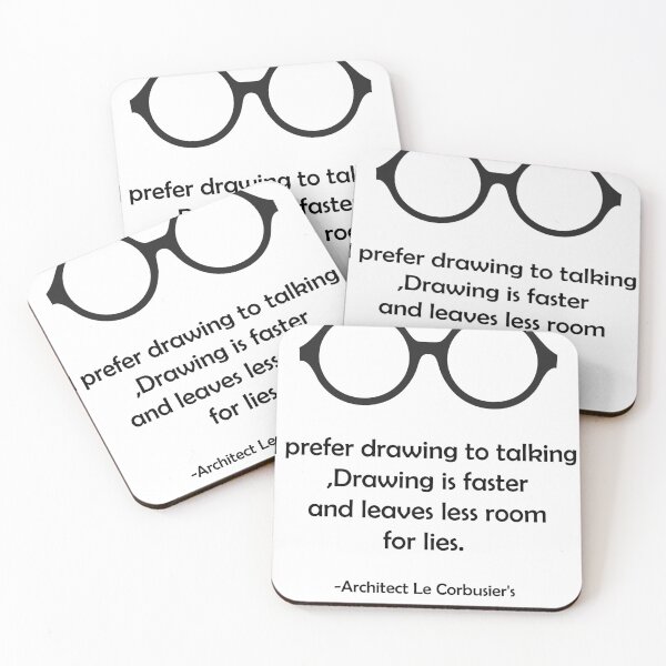 Aperçu de l'œuvre Citation de Le Corbusier créée et vendue par Archtshirt.