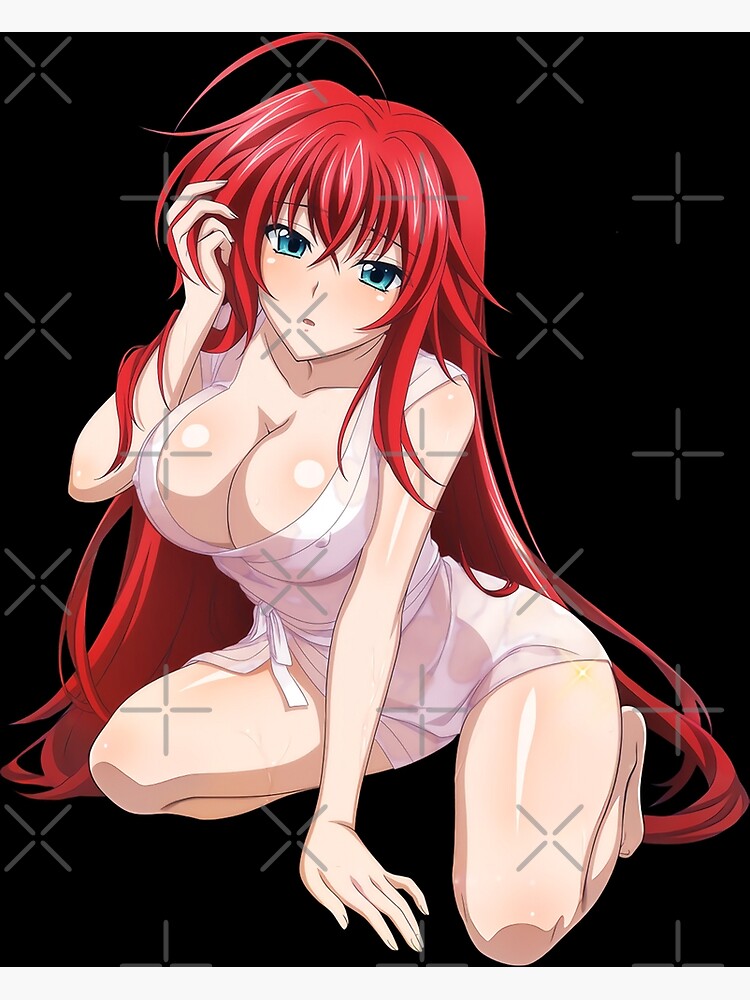 Rias Gremory Waifu Greeting Card By Controlisme Redbubble