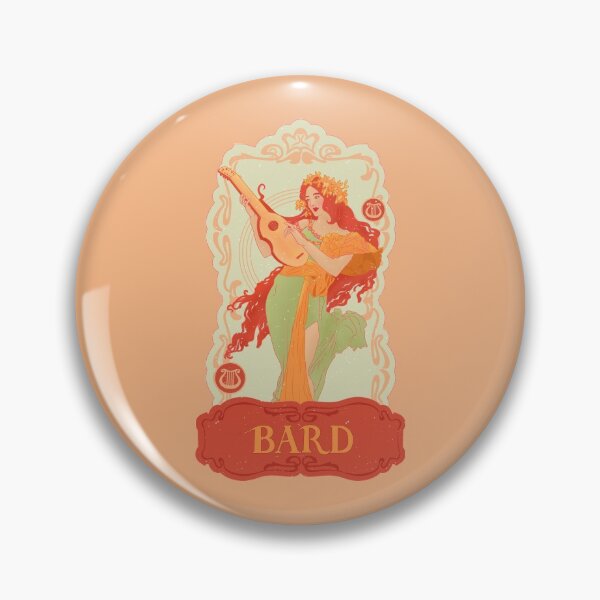 Item preview, Bard Art Nouveau designed and sold by FlutesLoot.