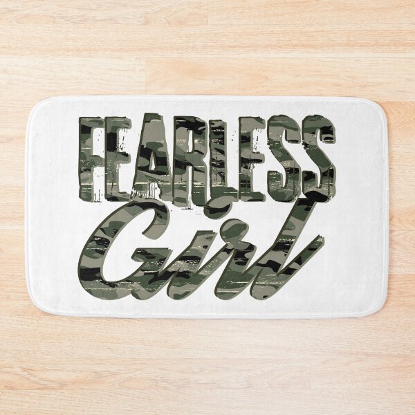 Item preview, Fearless Girl Camo design | Inspirational product designed and sold by Lisbob.