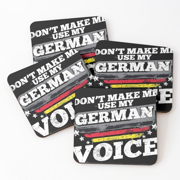 Item preview, Funny Gift graphic | Don't Make Me Use My German Voice designed and sold by Lisbob.