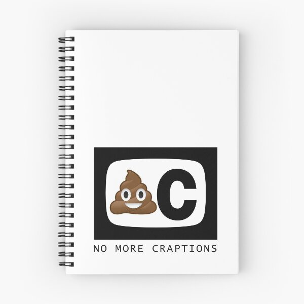 Item preview, #NoMoreCraptions designed and sold by sasspar.