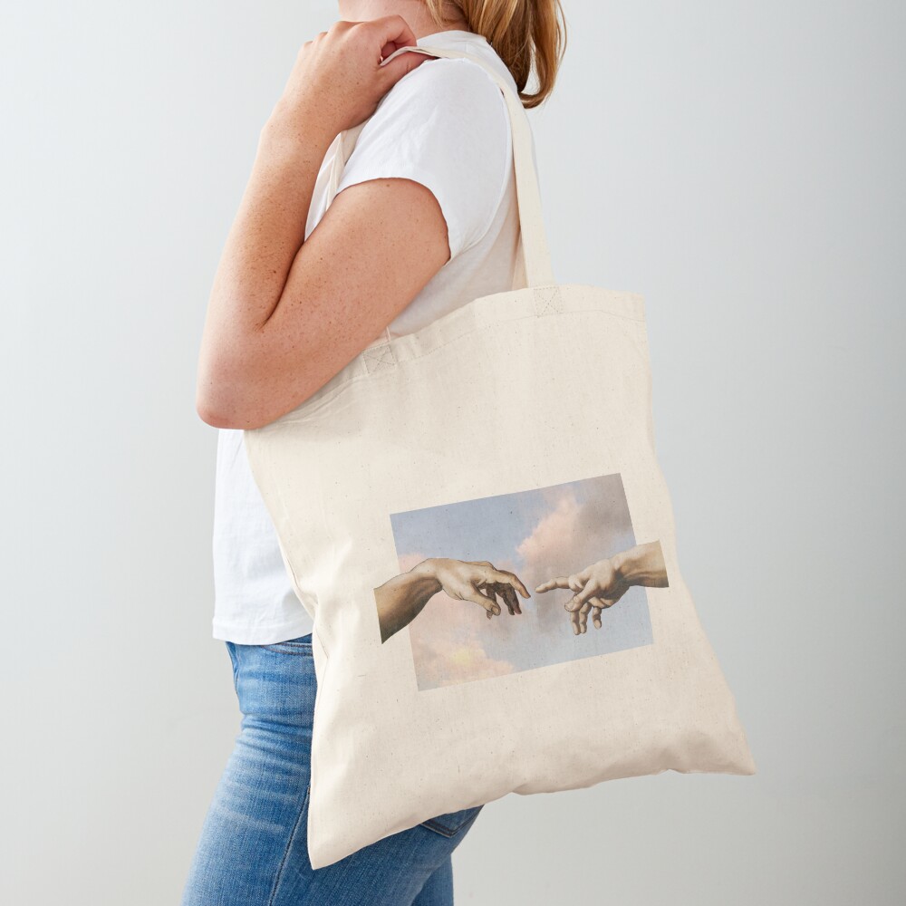 the creation of adam Tote Bag