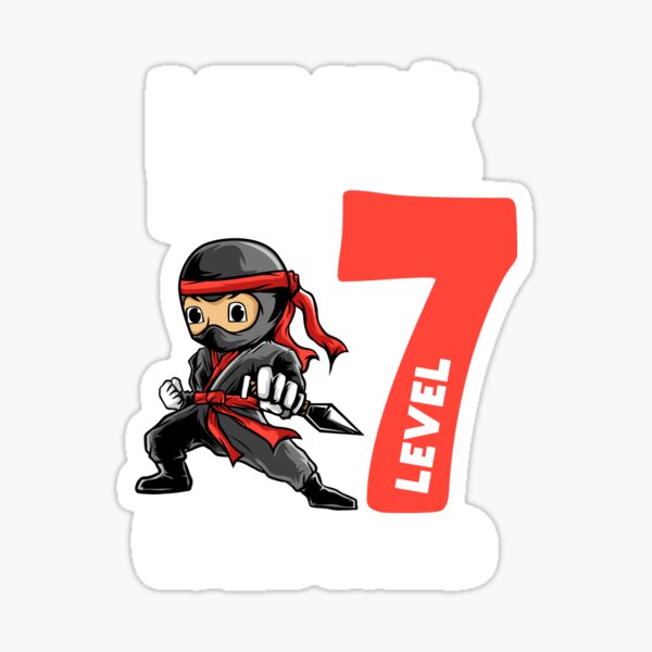 Stickers Sur Le Theme Anniversaire De Ninja Redbubble