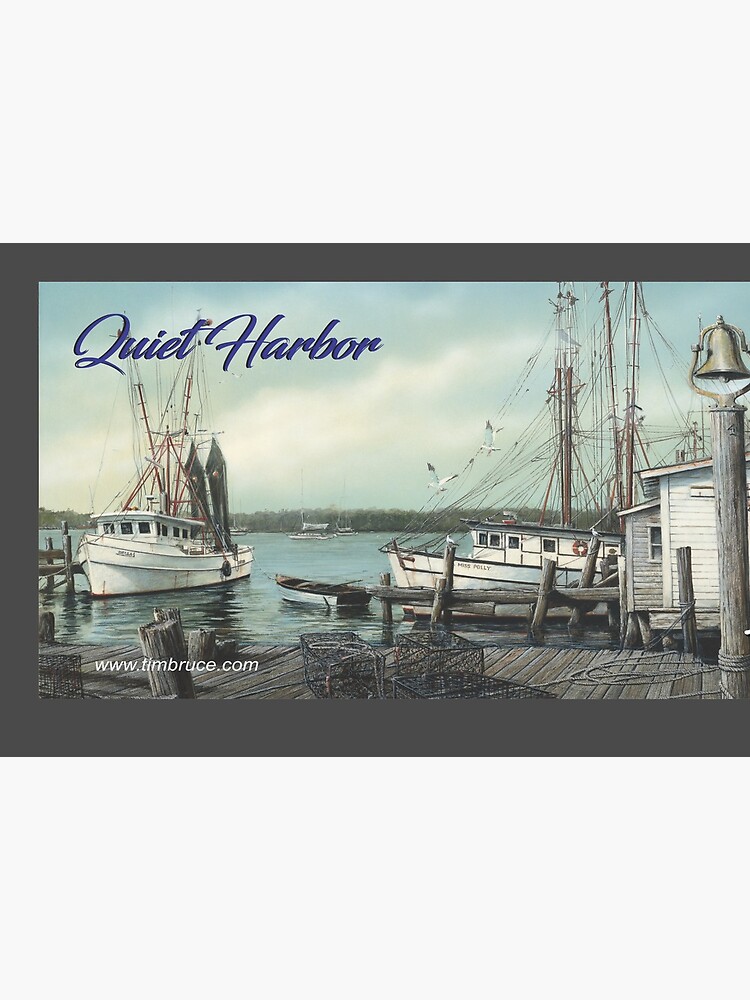 Quiet Harbor Coffee Mug by DKEriksenArt