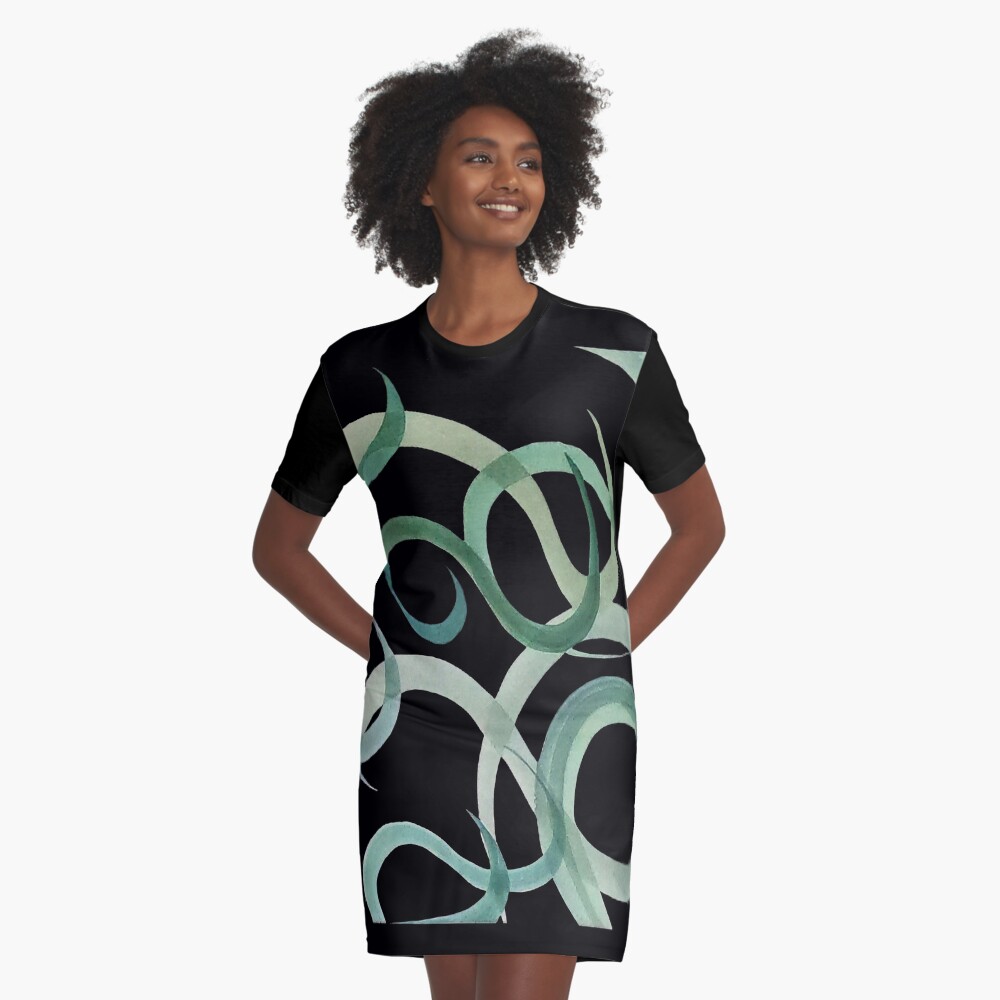 Item preview, Graphic T-Shirt Dress designed and sold by KidSquidStudios.