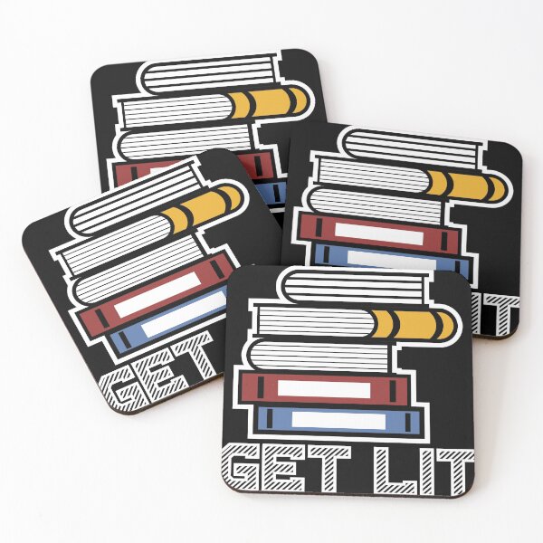 Item preview, Book product, Get Lit, Literary Tee, Book Lover Party design designed and sold by Lisbob.