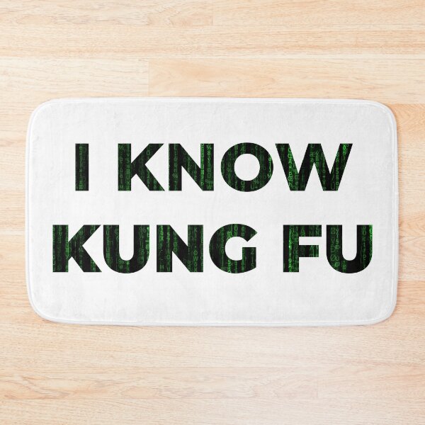 Item preview, i know kung fu - meme designed and sold by Kinisis.