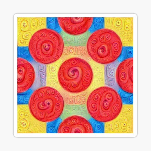 Item preview, #DeepDream Color Squares and Circles Visual Areas 5x5K v1448272824 designed and sold by blackhalt.