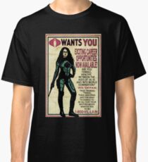 Cobra Recruiting poster Featuring the Baroness (G.I. Joe) Classic T-Shirt
